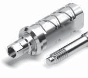 Parafuso passante possibilita fácil instalação e manutenção; Ø 3,5mm; Ø 4,0mm e Ø 5,0mm.