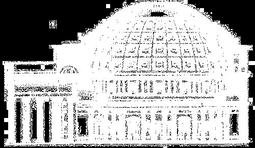 Com essa massa, eles conseguiram construir estruturas monumentais, como a cúpula do Panteão, que tem 43,2 m de altura e nenhum pilar de sustentação.