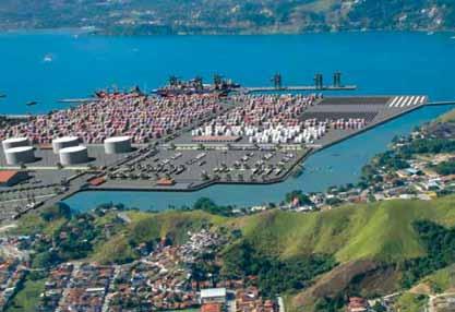 Economia Desenvolver o turismo e mitigar os impactos dos grandes empreendimentos Grandes projetos portuários e viários na região terão impacto na ilha.
