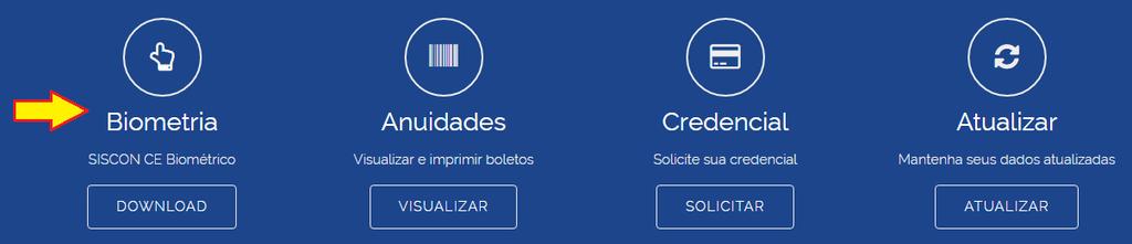2. Instalação programa Biometria para SISCON CE para coletar a Biometria dos Ministros: Para coletar a Biometria