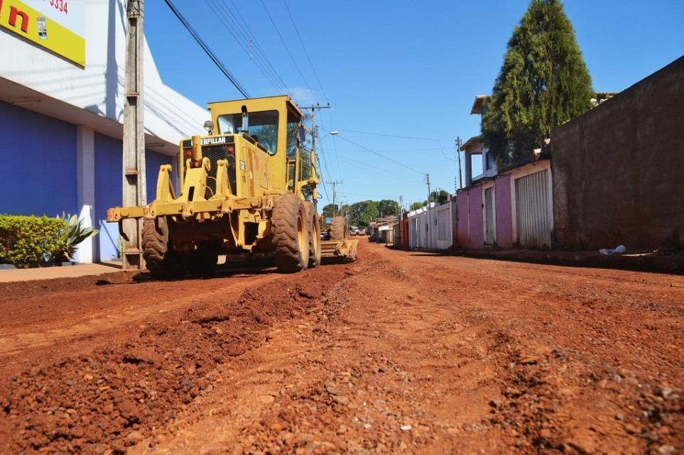 Caixa da pavimentação É a faixa de escavação executada ao longo da futura pavimentação, que recebe