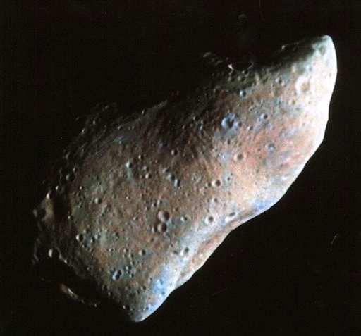 Asteróide 951 Gaspra Sua órbita está próxima do bordo interno do cinturão asteroidal distância média do Sol: 205.000.