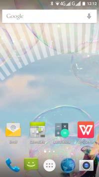 Ecrã Principal Para facilitar a utilização do equipamento e tornar todas as suas funcionalidades acessíveis de forma fácil e rápida, o Android OS coloca à sua disposição um grande