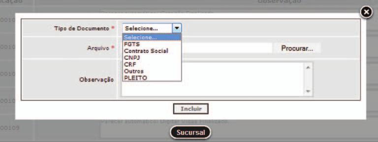 5.7.1.1. Visualizar Documentos Para visualizar documentos, basta clicar sobre o ícone do mesmo. Ex.: para visualizar a Proposta Mestra, basta clicar sobre o ícone da proposta. 5.7.1.2.