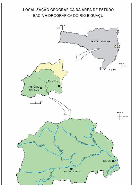 Fig. 1 Mapa de Localização Geográfica da Área de Estudo METODOLOGIA Inicialmente foi realizado levantamento bibliográfico sobre a geologia e geomorfologia da região.