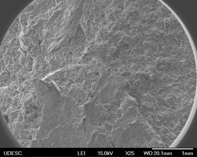 ISSN 1516-392X A figura 4 mostra as superfícies de fratura das amostras de fadiga para condição bruta de fundição e tratadas termicamente por T6.