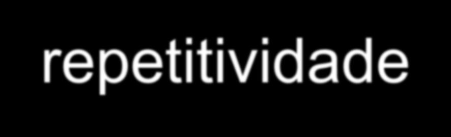 Exemplo de estimativa da repetitividade -3,72 1015 +3,72 1010 1015 1020