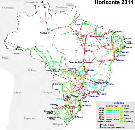 Desafios Futuro Próximo INTERLIGAÇÃO Manaus/Boa Vista INTERLIGAÇÃO USINAS RIO TELES PIRES AO SIN USINAS EÓLICAS 3.505 MW (jan/15) 13.