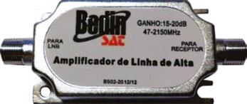 local utilizando somente um cabo; Antena: 5-860MHz; Satélite: 950-2150MHz. 20