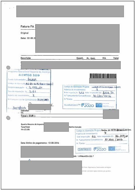 Carimbos em documentos