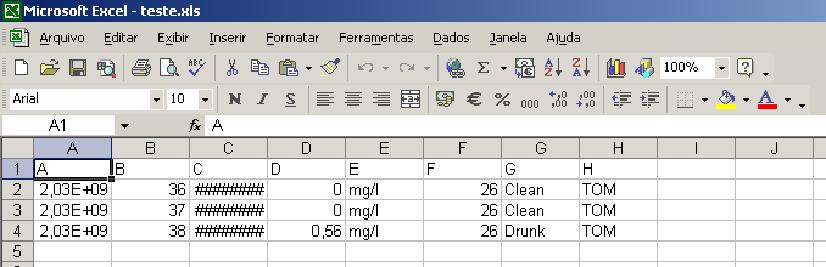 A seguinte janela será exibida, com uma prévisualização do relatório impresso. Clique no botão ou no botão sair.