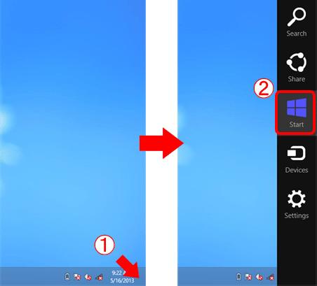 Prossiga para a Etapa 3: Conectar a câmera ao computador. 2B: Windows 8 2B-1.