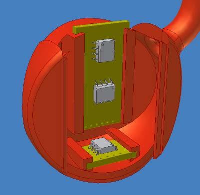 Desenvolvimento de um Sistema Protótipo para Aquisição e Análise do Movimento Mandibular 3D As placas de circuito impresso,