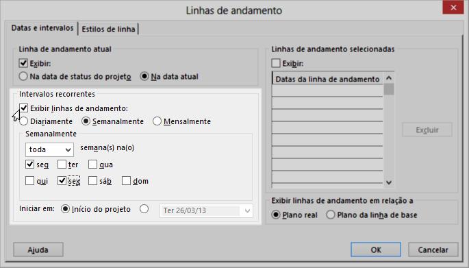 . Linhas de Andamento em