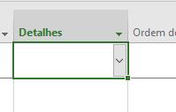 Campo Personalizado Lista de Valores Parte II Uma lista de valores dentro de um campo permite a entrada de dados a