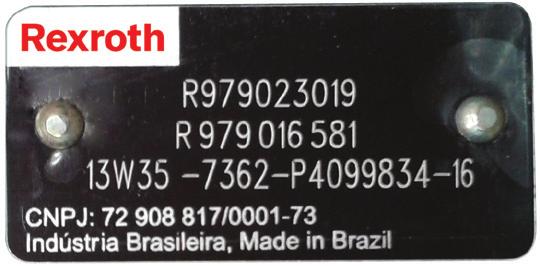 regulación del flujo Redução de fluxo/ Reduction flow / Reducción de Flujo Aumento de fluxo / Aumento de Flujo Exemplo de identificação do bloco / Example identification block / Ejemplo de