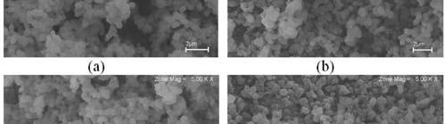 SEM results exhibited small oxide species over a mixed-oxide monolayer, at 25mass% loadings.