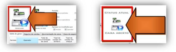 RESUMO: O que mudou no seu dia a dia? Abertura do caixa 12. No Gerenciamento do Caixa, clique em Iniciar Caixa. 13. Verifique no Status Atual se o caixa consta como aberto. 14.