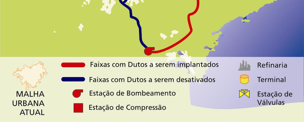 terminal em Mauá Desativação de 360 km de Dutos Previsão de