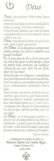 Manoel Nunes da Cunha Regis : Um Exemplo de Vida Dr. Adriano Pondé Par aninfo dos médicos em 12.12.1945, pela Faculdade de Medicina da Bahia. Palavr as de Dr.
