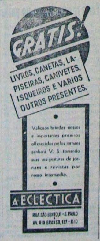 72 diretores de um grande estabelecimento, que destinava grande quantidade de propaganda pelos jornais 21.