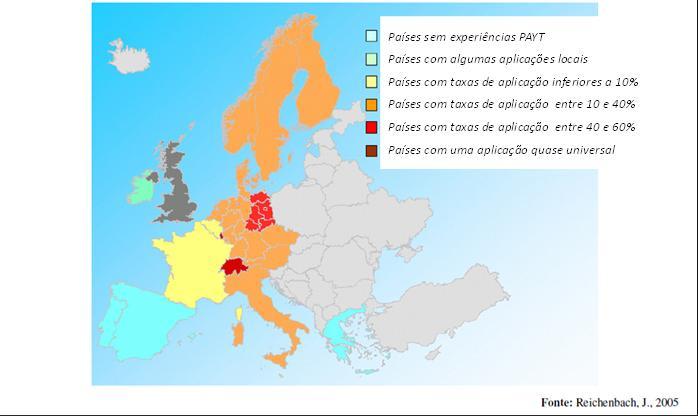 2. Tipos de sistemas PAYT Grau de difusão na U.