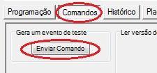 O evento enviado está no formato MCDI (00:00 00/00 x0 nnnn 18 E601 01 000). Figura 14 gerando um auto-teste manual.