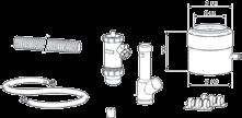 Acessórios de Exaustão Acessórios de exaustão Acessórios de exaustão rígidos (concêntricos) para esquentadores e caldeiras estanques e ventiladas 80/110 mm Designação C.