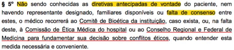 Conflitos à Comitê de Bioética ou Comissão de Ética ou CRM/CFM 2