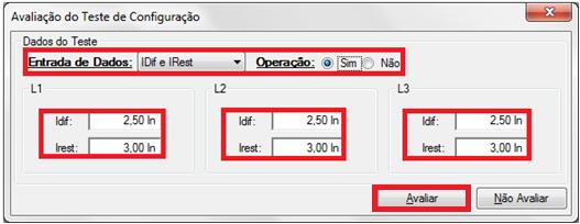 Caso haja uma discrepância entre os valores calculados pelo software e os apresentados pelo relé o usuário deve rever suas ligações e seus ajustes. 6.