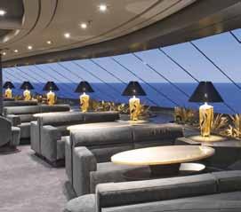 top sail lounge msc yacht club Lugares sentados Serviços exclusivos Área (m 2 ) Andar CONCIERGE Recepção 24 113 Cristallo