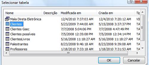 No grupo Obter dados externos, clique no botão Do Access. 2 3.