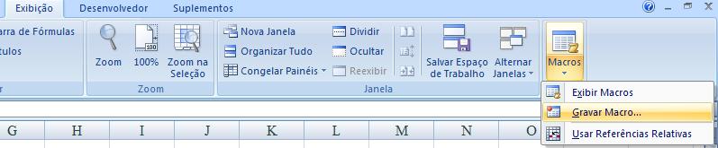 Macros Macro nada mais é do que uma série de ações repetitivas reunidas. Para executar todas estas ações de uma só vez, você executa sua macro.