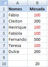 Selecione o resultado obtido e copie: clique no botão Copiar 4 (Ctrl-C). 3. Clique na célula C9. 4. Agora vem a MELHOR PARTE!