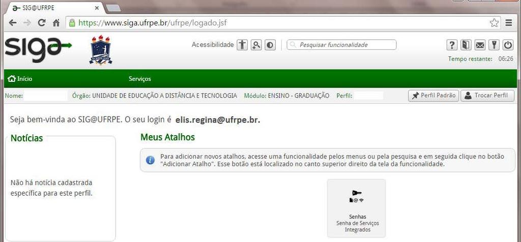 Ao longo desse texto passaremos os informes de como você deverá proceder para fazer o primeiro acesso a esta plataforma de ensino e se tornar um usuário regular da mesma.