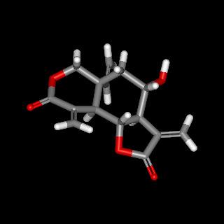 CH 2 Terpenos exo-metileno sesquiterpenolactona C 15 H 16 5 CH 2 H H CH 2