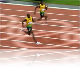 4 - Corrida: A posição de dois corredores durante uma competição foi assinalada pelos pontos A e B num determinado instante.