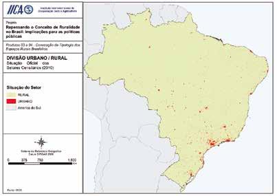 40 SÉRIE DESENVOLVIMENTO RURAL SUSTENTÁVEL O debate da classificação entre espaço rural e espaço urbano no Brasil Este debate, na atualidade, envolve tanto acadêmicos quanto movimentos e organizações