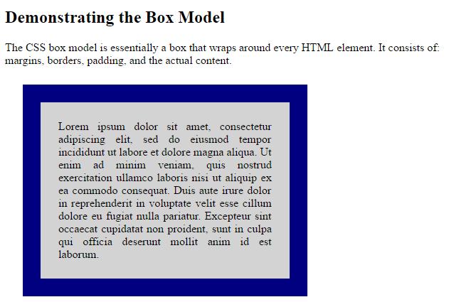 Box model