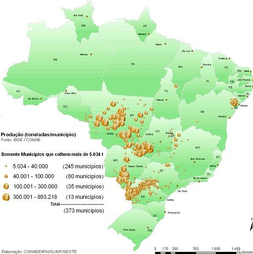 Mapeamento de trigo (R e