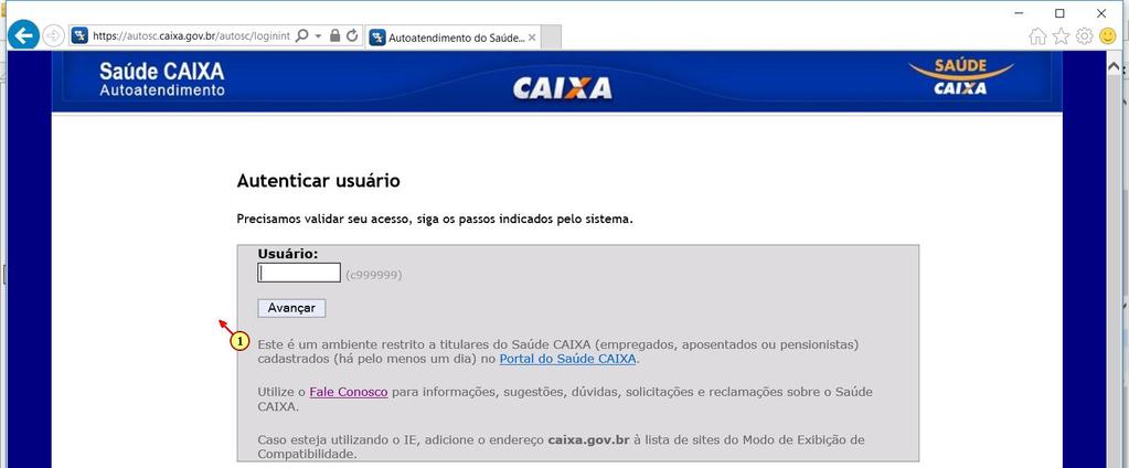 Clique em ir para autosc.caixa.gov.br.