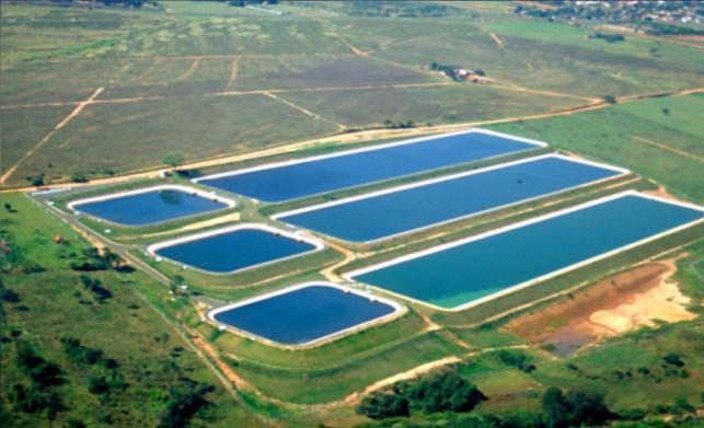 LAGOAS DE ESTABILIZAÇÃO Composição de lagoas, sendo