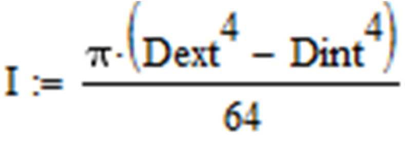 Dext Diâmetro interno da