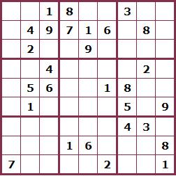 Exemplo de modelagem: Sudoku e Godoku (1) O objetivo do Sudoku (Godoku) é preencher todos os espaços em branco do quadrado maior, que está dividido em nove grids, com os números de 1 a 9 (letras).