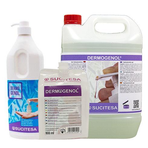 para a lavagem - Cor: Incolor Casa de banho Mãos. Risco higiénico Mãos. Risco higiénico 606841 1 L 604062 800 ml 606840 Ref.doc.técnica: 315021 TENSOGEN HA Gel lava-mãos. Higienizante.