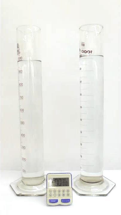 Experimentos para visualização da solubilização do pelets Pellets Mole Pellets Duro Tempo de