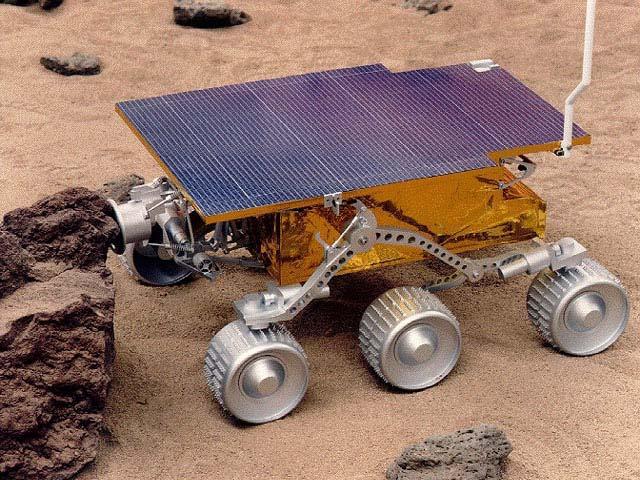 Exploração planetária Veículo de exploração (rover) em Marte: guiado por