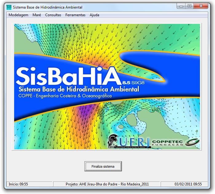 2. SISTEMA DE MODELAGEM ADOTADO Os modelos utilizados no desenvolvimento dos serviços fazem parte do SisBaHiA - Sistema Base de Hidrodinâmica Ambiental.