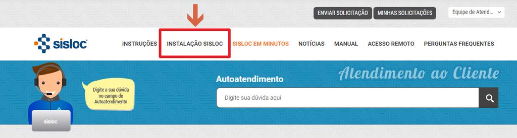 Instalação Sisloc. 2.4.