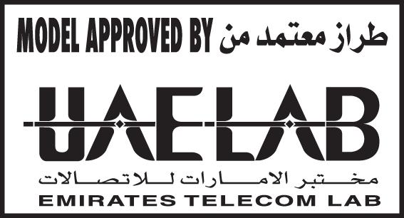 Apêndice Emirados Árabes Unidos (Dubai) Israel Tradução: A.O uso deste equipamento não exige a aprovação de dispositivos operados e ativados por sinais de rádio. B.